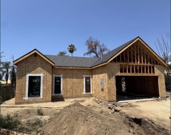 Altadena Rebuild Saint James Place Ground up Rough Framing