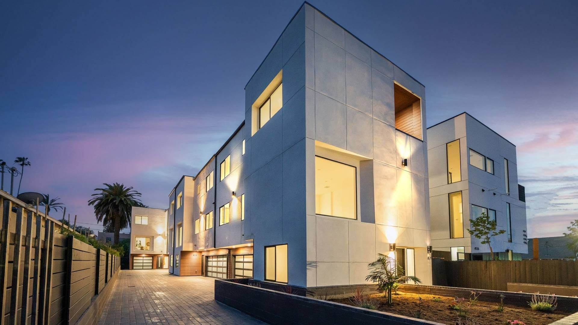 Modern multi-family housing construction project in Pasadena, CA